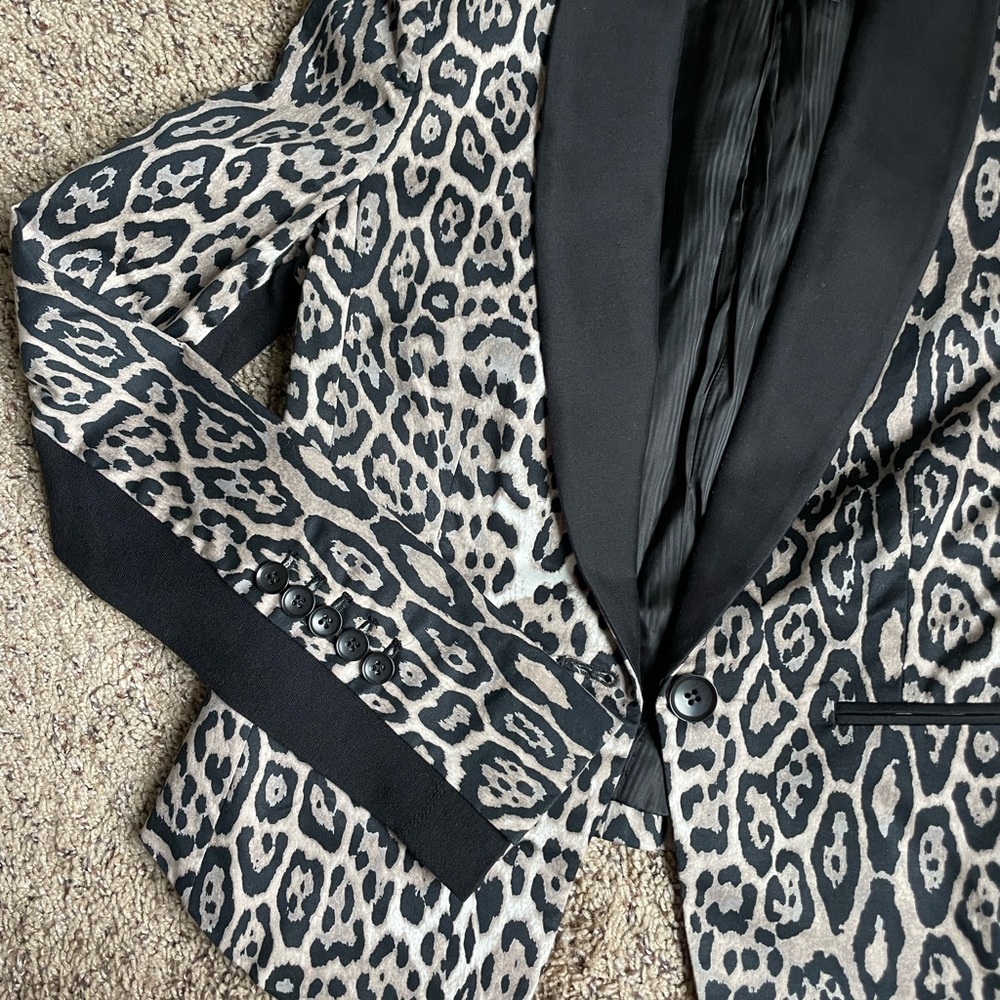 Leopard tux jacket - Picture 2 of 4